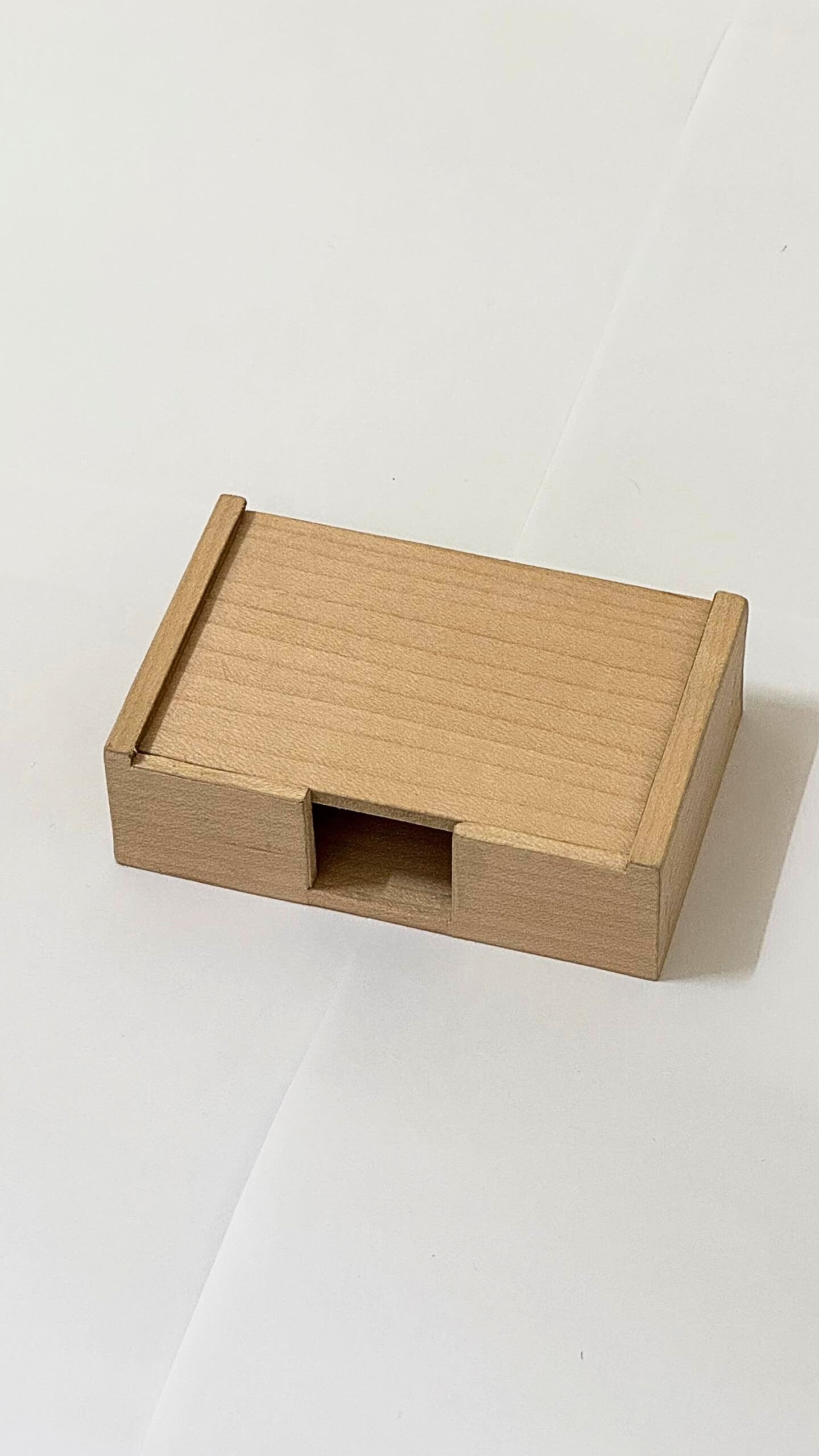 Wooden Business Card Holder (Natural Maple)