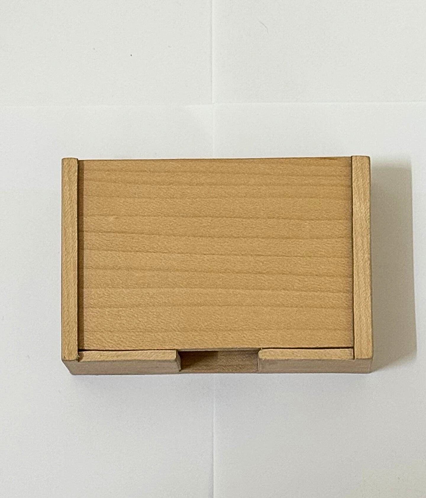 Wooden Business Card Holder (Natural Maple)