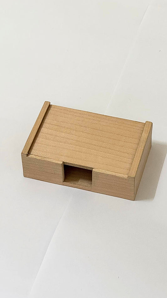 Wooden Business Card Holder (Natural Maple)