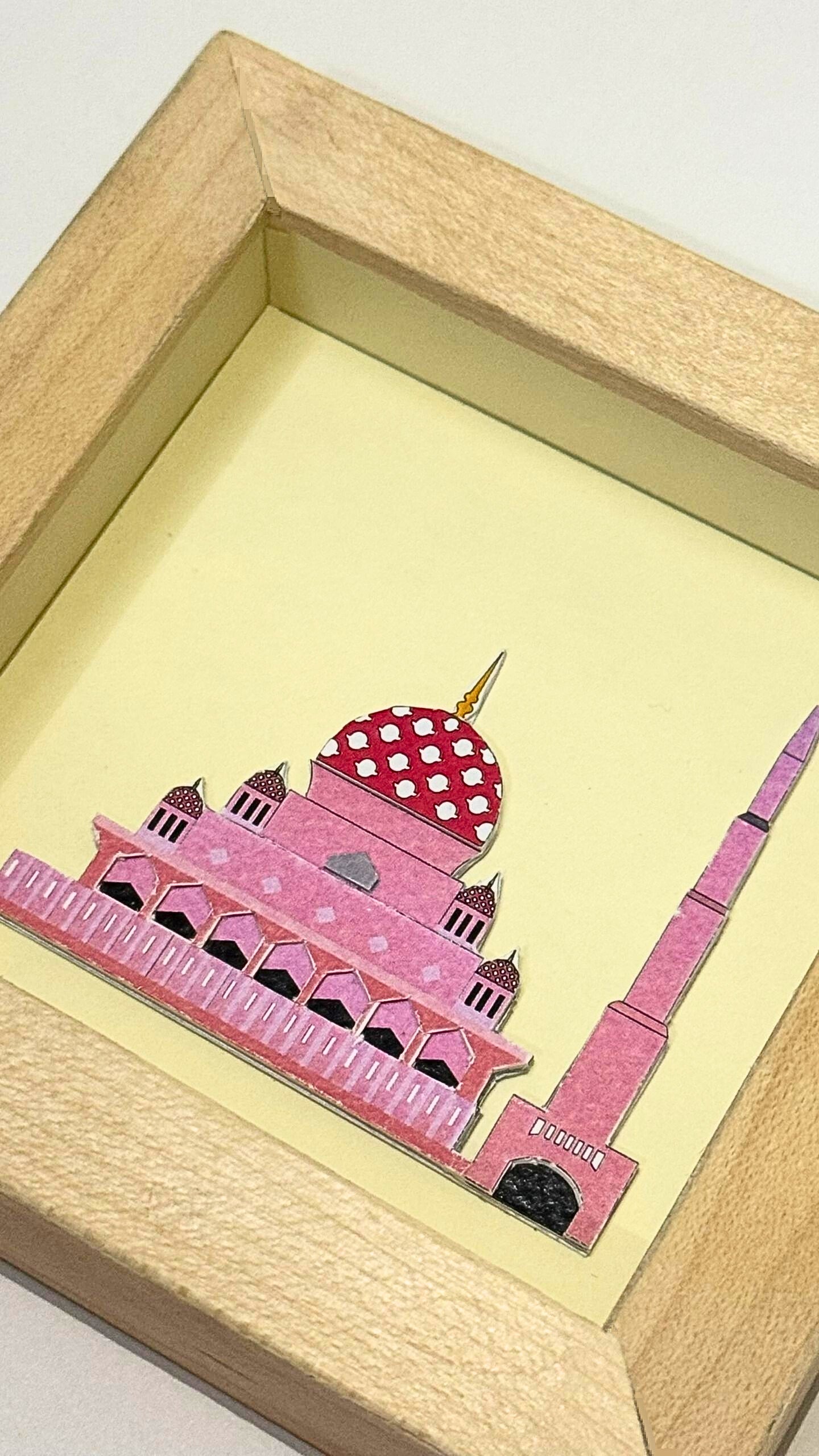 Putra Mosque – Wooden Frame Paper Cut