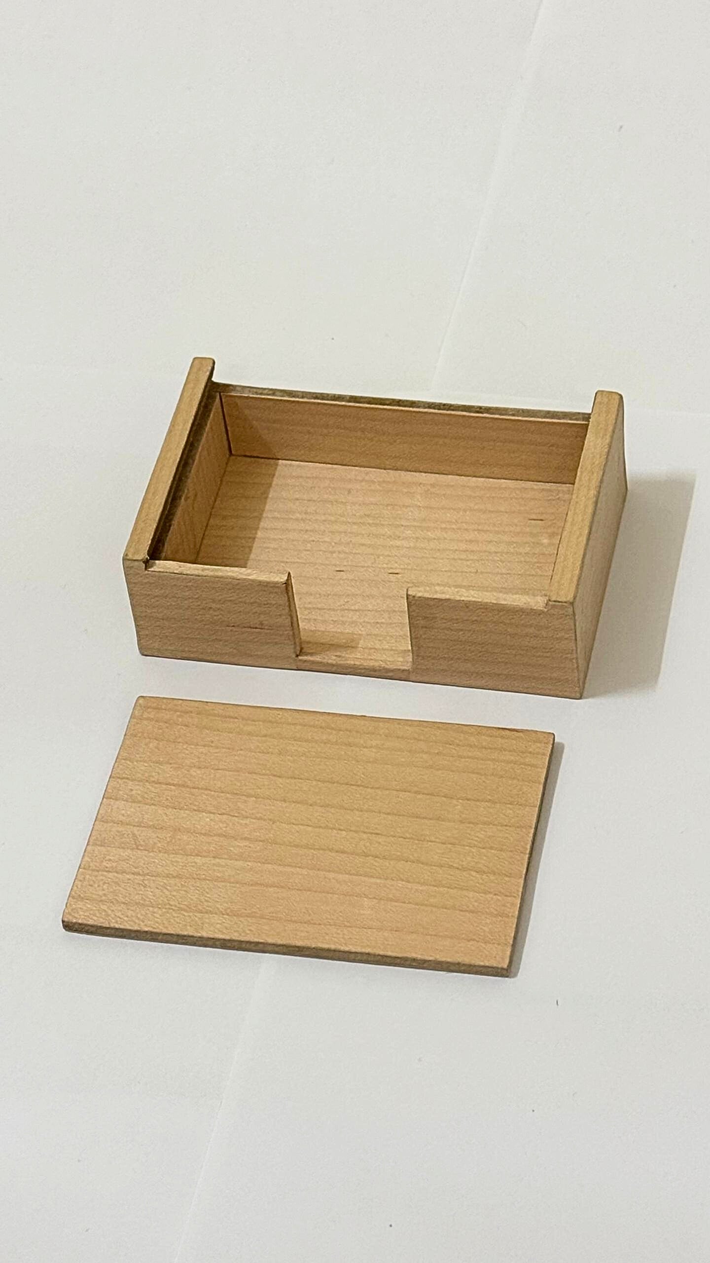 Wooden Business Card Holder (Natural Maple)