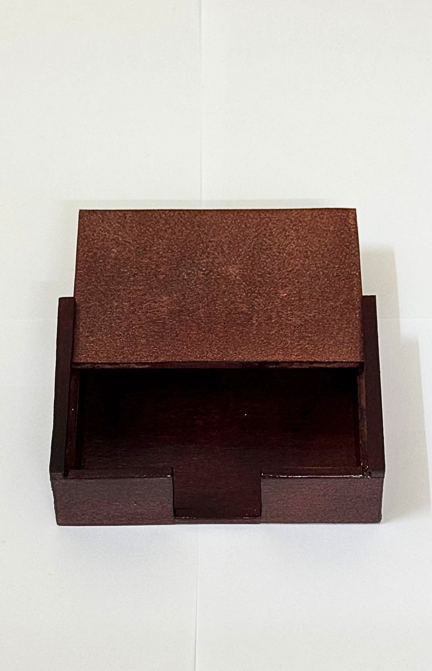 Wooden Business Card Holder (Walnut)