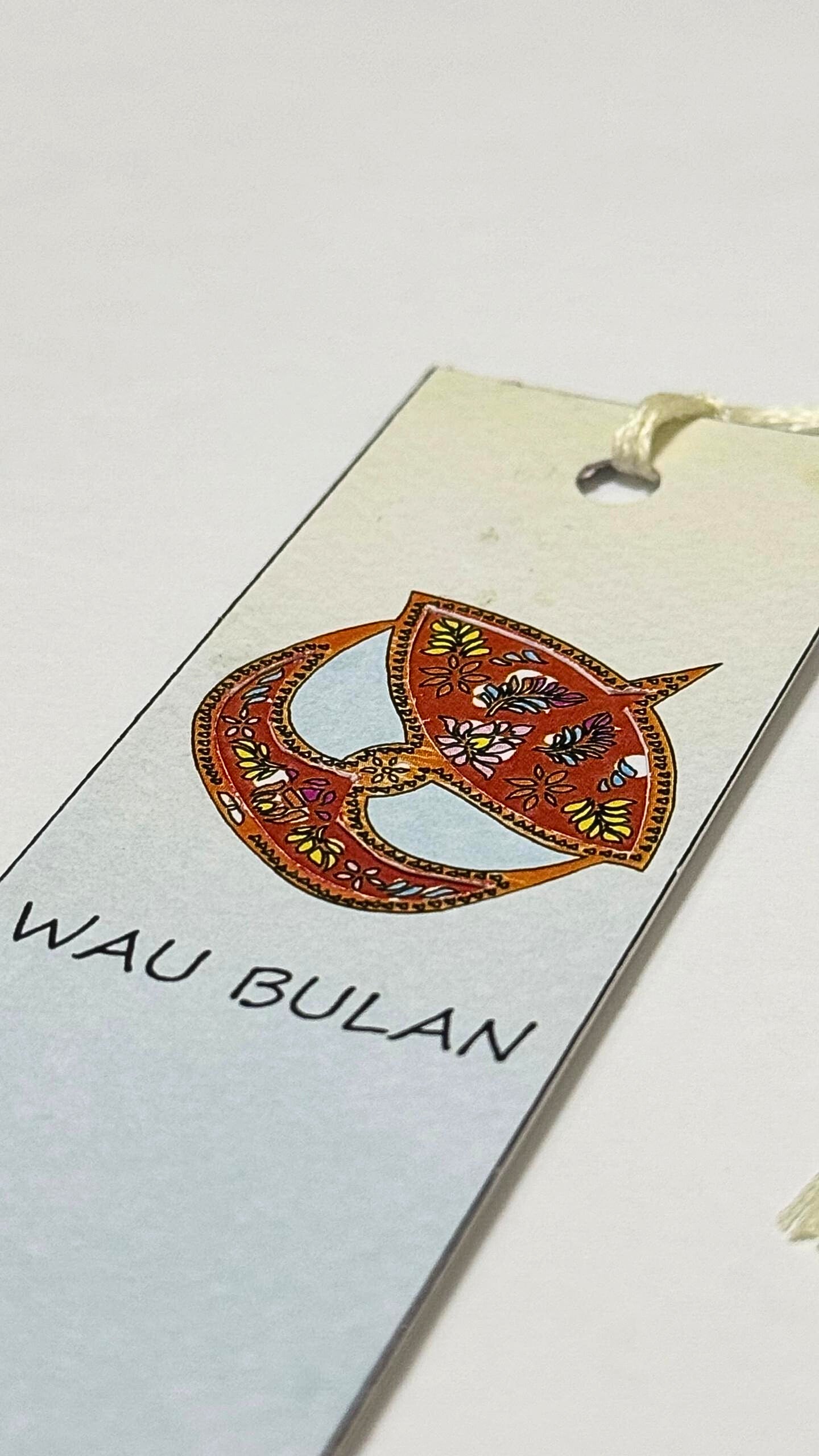 Wau Bulan – Paper Art Bookmark