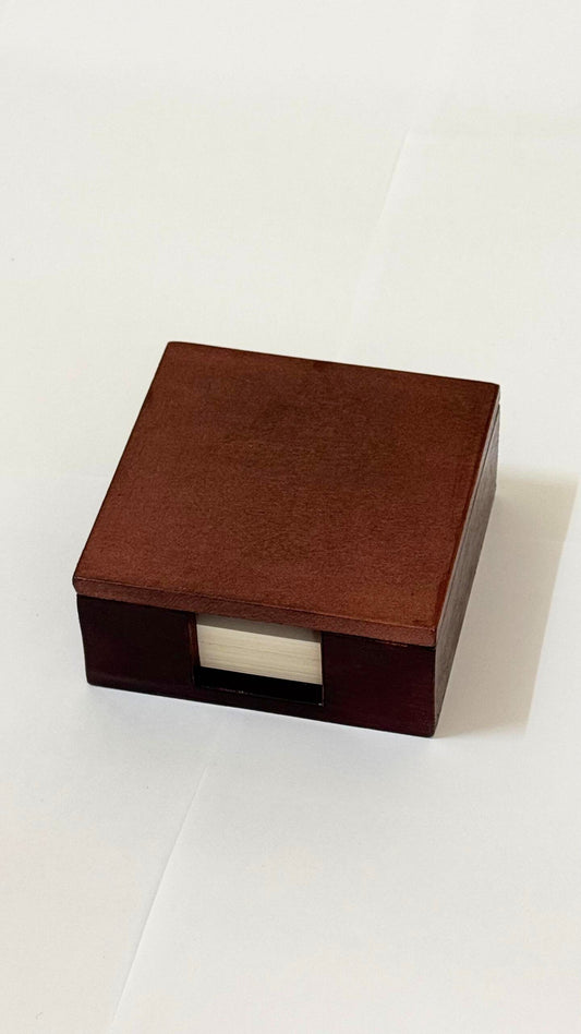 Wooden Memo Holder (Walnut)