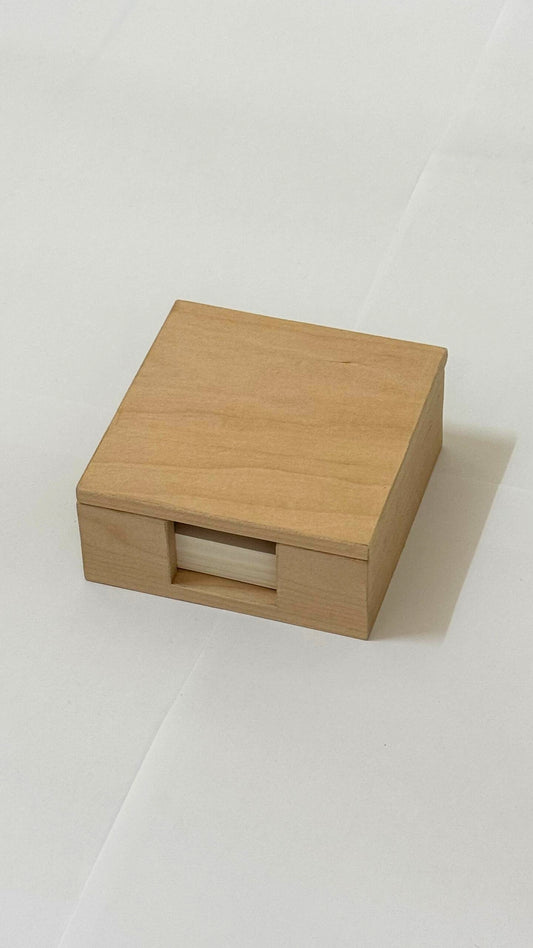 Wooden Memo Holder (Natural Maple)