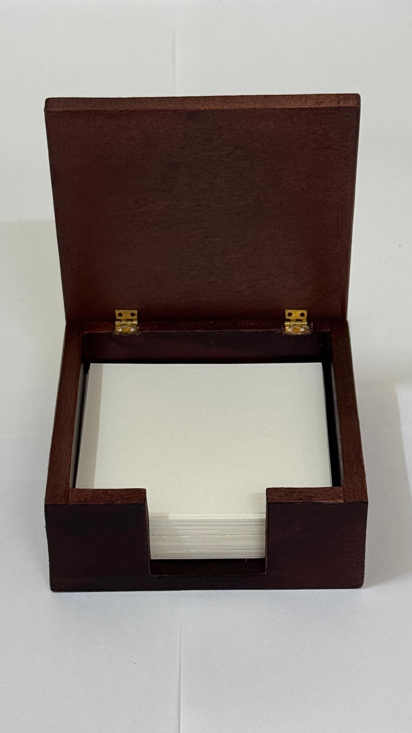 Wooden Memo Holder (Walnut)