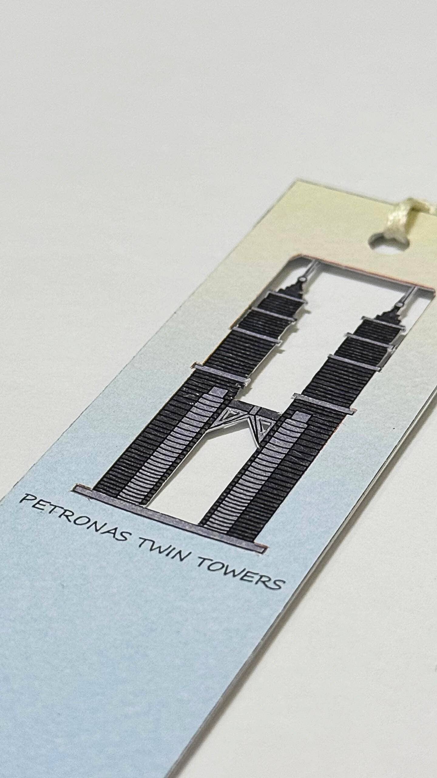 Petronas Twin Towers – Paper Art Bookmark